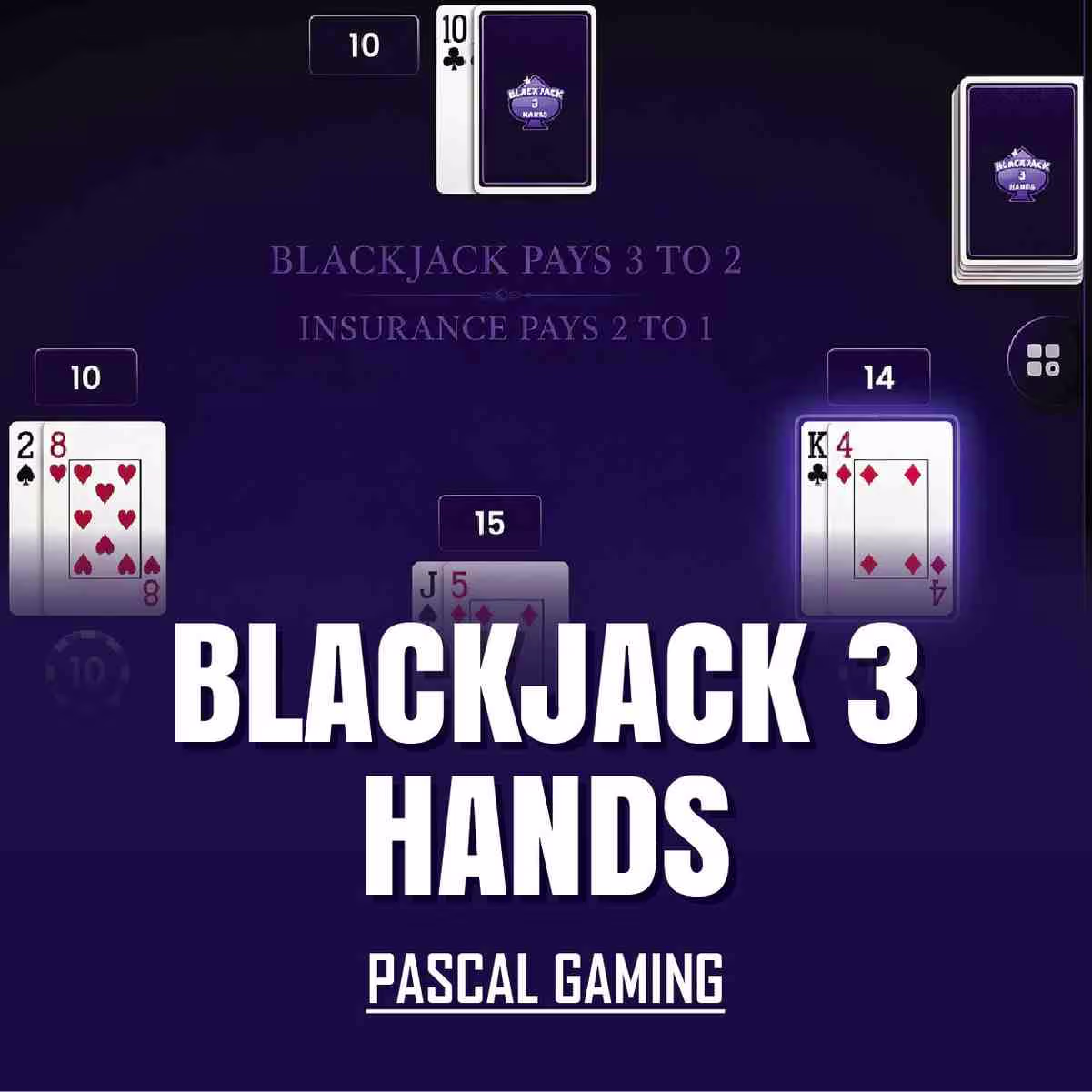 Blackjack 3 hands